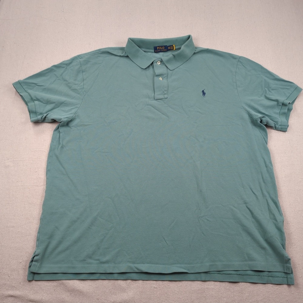 Tommy Bahama Shirt Mens 3XLB Green Golf Polo Casual Preppy Office